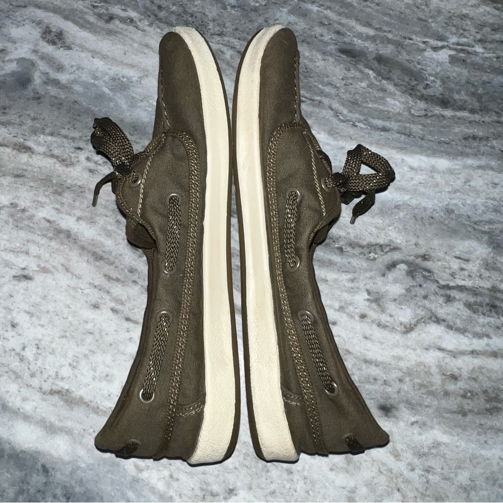 Sperry Women's Drift Hale Flat Sperry Top-sider Shoes Army Green Size 8.5M - Picture 4 of 7